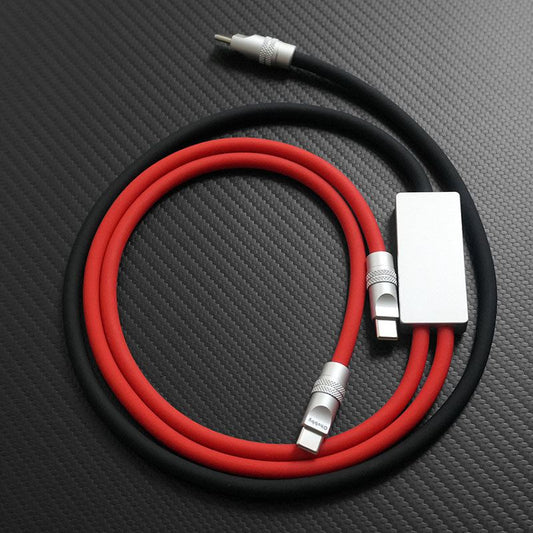 "Duo-Flex vivid" 2 IN 1 100W Charge Cable