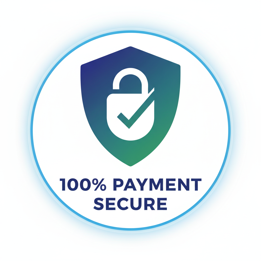 100% PAYMENT SECURE的图标
