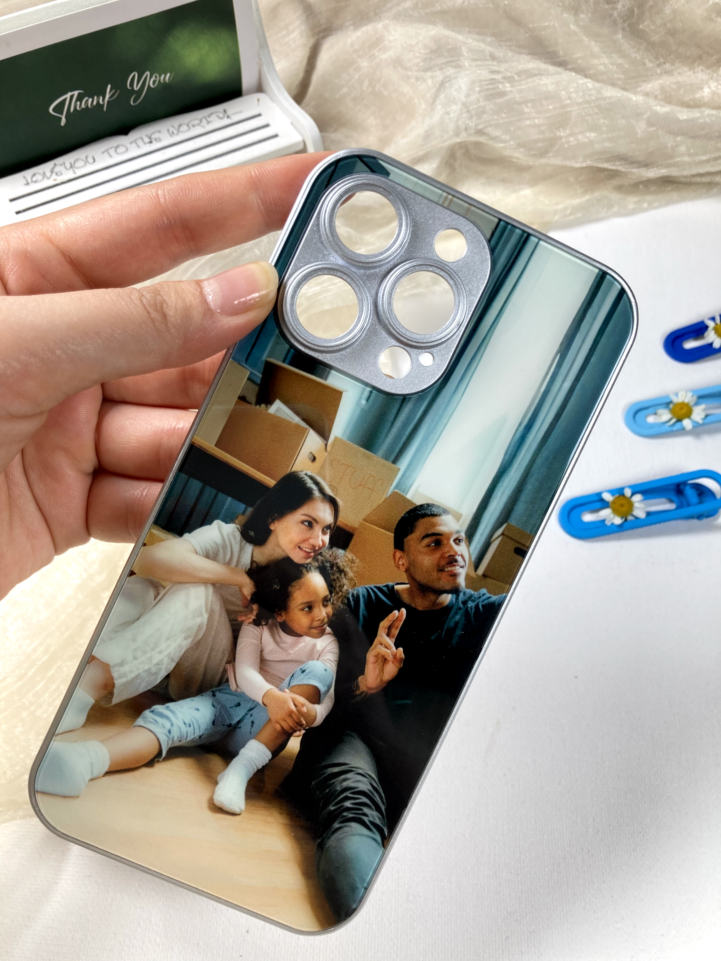 Memory-Infused Phone Cover: Customized with Your Photo for Samsung and iPhone