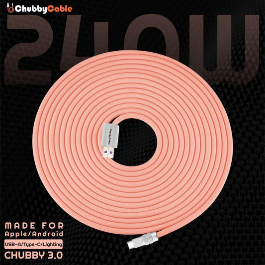 ChubbyCable 3.0 Ultra-Long Cable - World's Longest Fast-Charge
