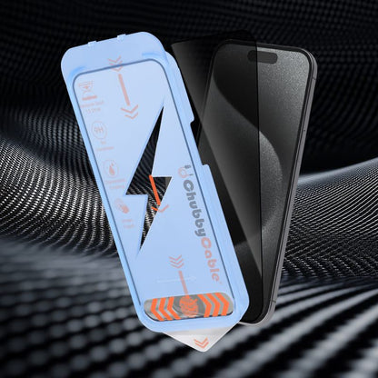 ChubbyShield Ultra - Military-Grade Privacy Screen Protector with Ultra-easy Install Box