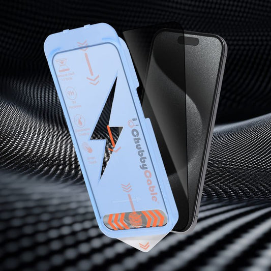 ChubbyShield Ultra - Military-Grade Privacy Screen Protector with Ultra-easy Install Box