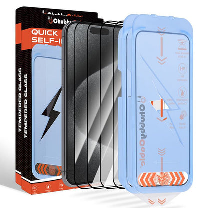 ChubbyShield Ultra - Military-Grade Privacy Screen Protector with Ultra-easy Install Box