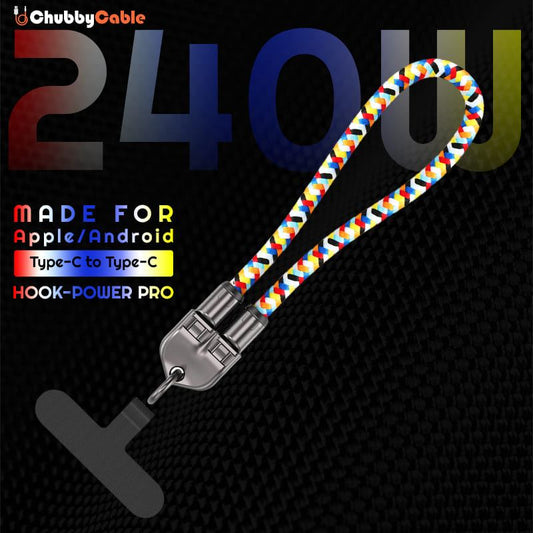 ChubbyCable Hook-Power Pro – Anti-Theft Hang & Twist-to-Charge 240W