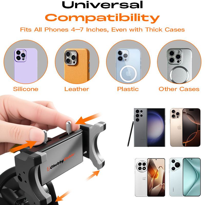 ChubbyGrip Pro Magnetic Dash Mount – Flex & Stick for Epic Rides