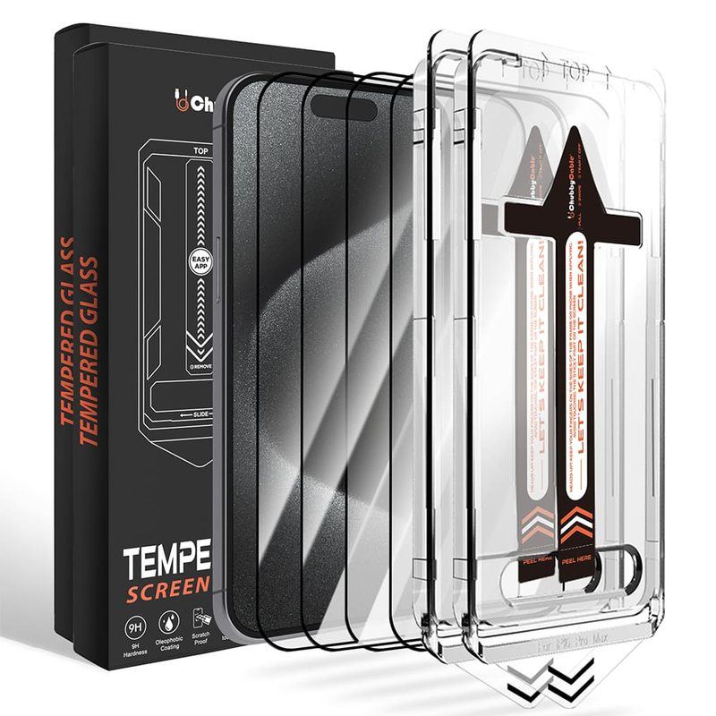 ChubbyShield Ultra - Military-Grade Privacy Screen Protector with Ultra-easy Install Box