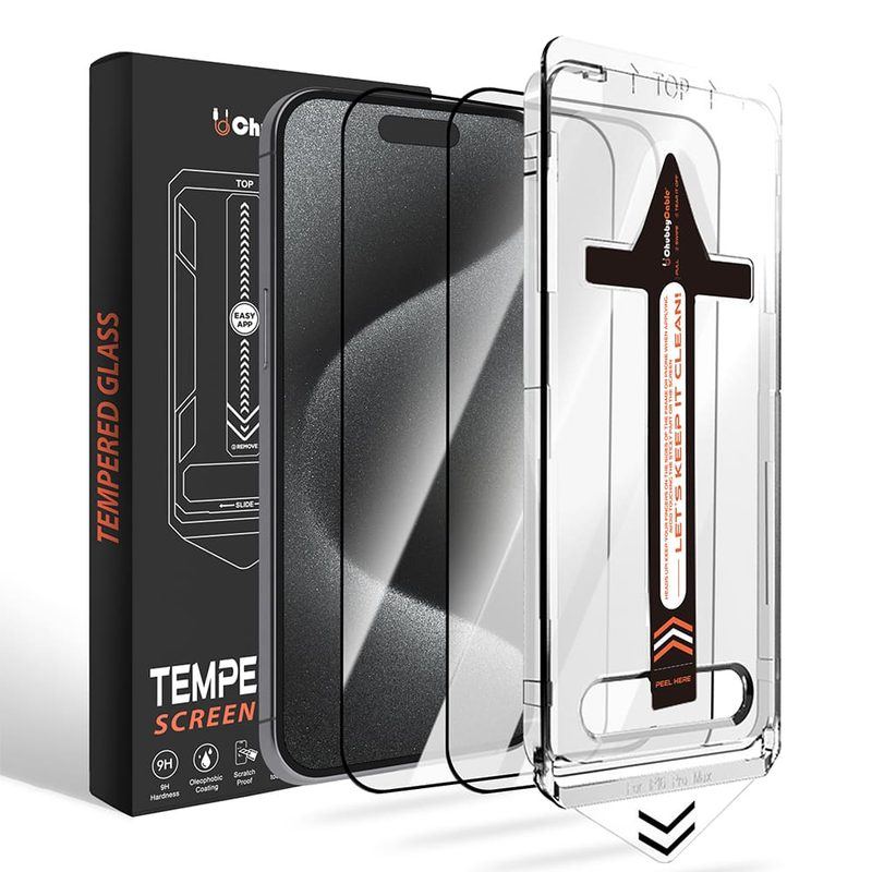 ChubbyShield Ultra - Military-Grade Privacy Screen Protector with Ultra-easy Install Box