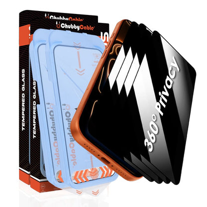 ChubbyShield Ultra - 360° Privacy Screen Protector with Ultra-easy Install Box