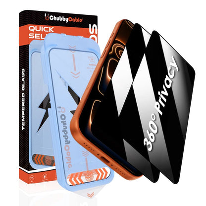 ChubbyShield Ultra - 360° Privacy Screen Protector with Ultra-easy Install Box