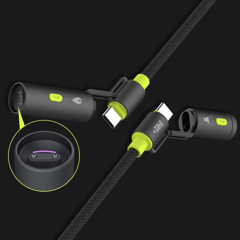 ChubbyWild 240W Rugged Charging Cable – Arc Ignite & Emergency Light, Outdoor Power Pro