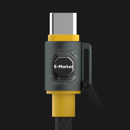 ChubbyWild 240W Rugged Charging Cable – Coil Ignite & Emergency Light, Outdoor Power Pro