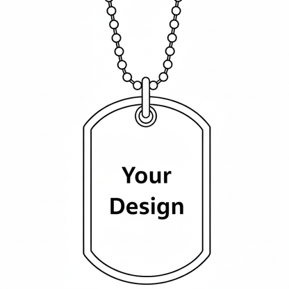 Unique & Heartfelt: Personalized Photo Tag Necklace, Truly the Best Gift