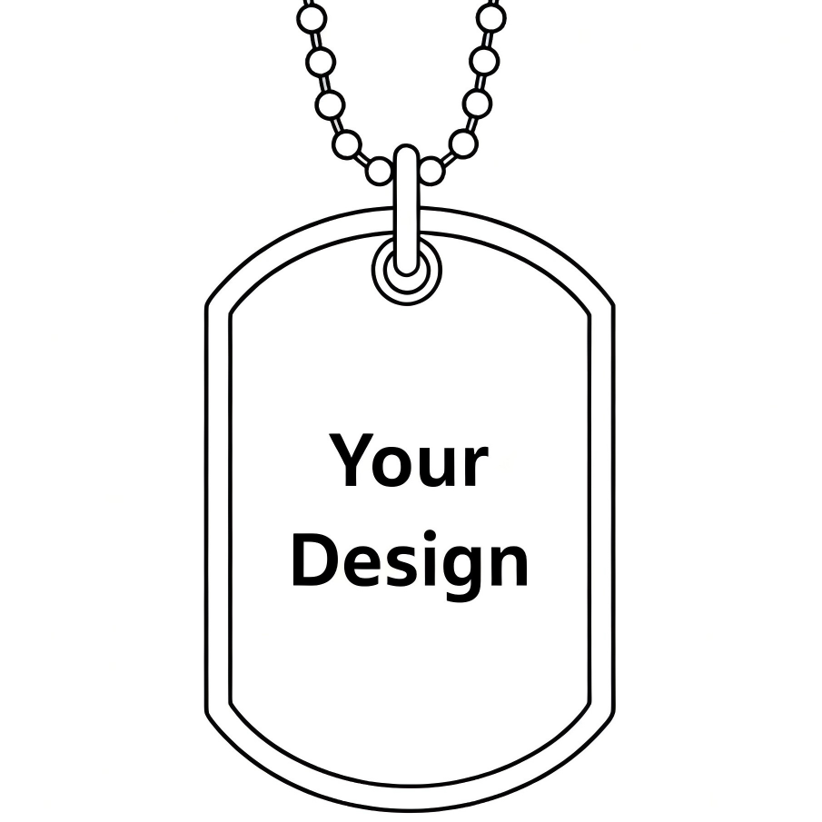 Wear Your Heart: The Personalized Photo Tag Necklace | Best Meaningful Gift