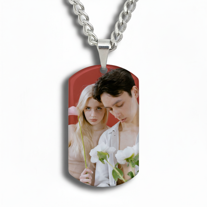 Unique & Heartfelt: Personalized Photo Tag Necklace, Truly the Best Gift