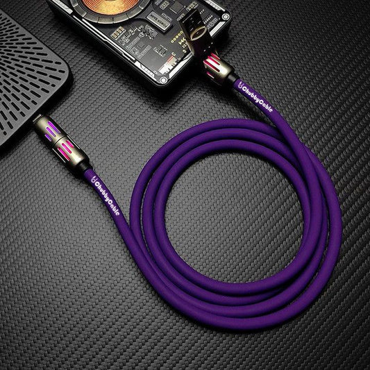 OmniChubby - 240W 4-in-1 Ultimate ChubbyCable With Dynamic Lights