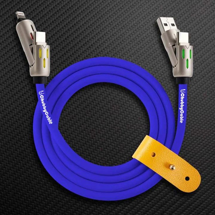 OmniChubby - 240W 4-in-1 Ultimate ChubbyCable With Dynamic Lights