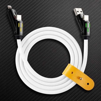OmniChubby - 240W 4-in-1 Ultimate ChubbyCable With Dynamic Lights