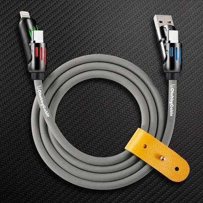 OmniChubby - 240W 4-in-1 Ultimate ChubbyCable With Dynamic Lights