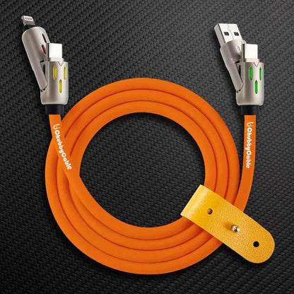 OmniChubby - 240W 4-in-1 Ultimate ChubbyCable With Dynamic Lights