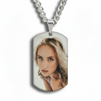 Wear Your Heart: The Personalized Photo Tag Necklace | Best Meaningful Gift