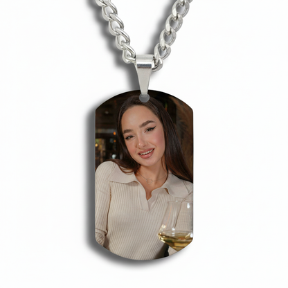 Wear Your Heart: The Personalized Photo Tag Necklace | Best Meaningful Gift