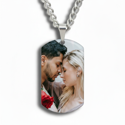 Wear Your Heart: The Personalized Photo Tag Necklace | Best Meaningful Gift